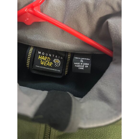 Mountain Hardwear Mens AirShield Elite Tech Jacket Green Full Zip Fleece XL - Picture 6 of 6